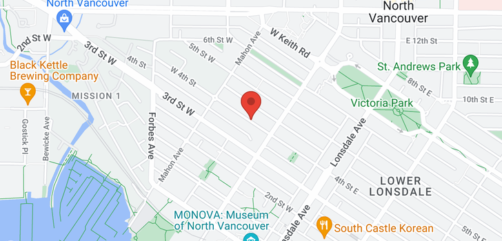 map of 309 235 W 4TH STREET